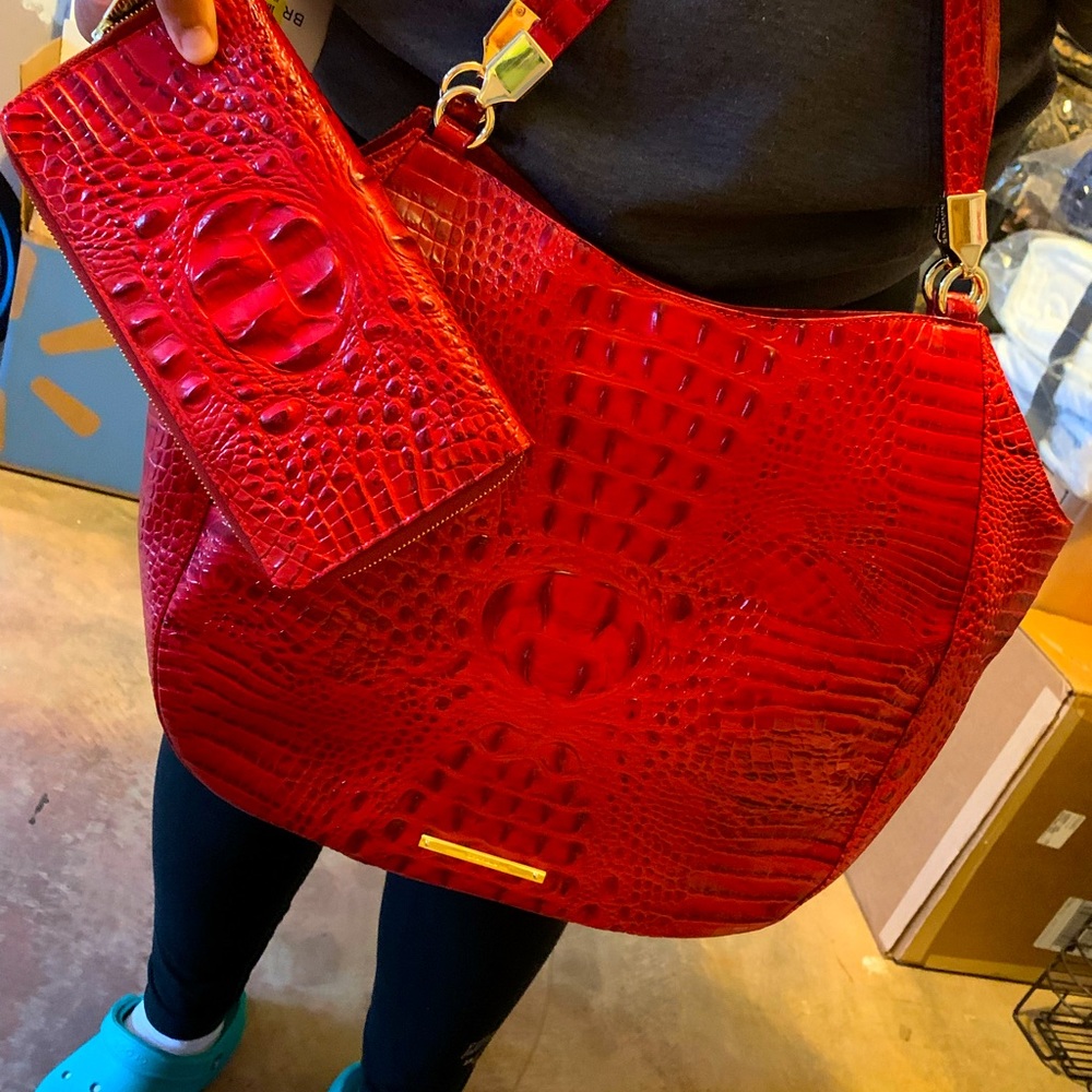 Brand new Brahmin bag with wallet/clutch